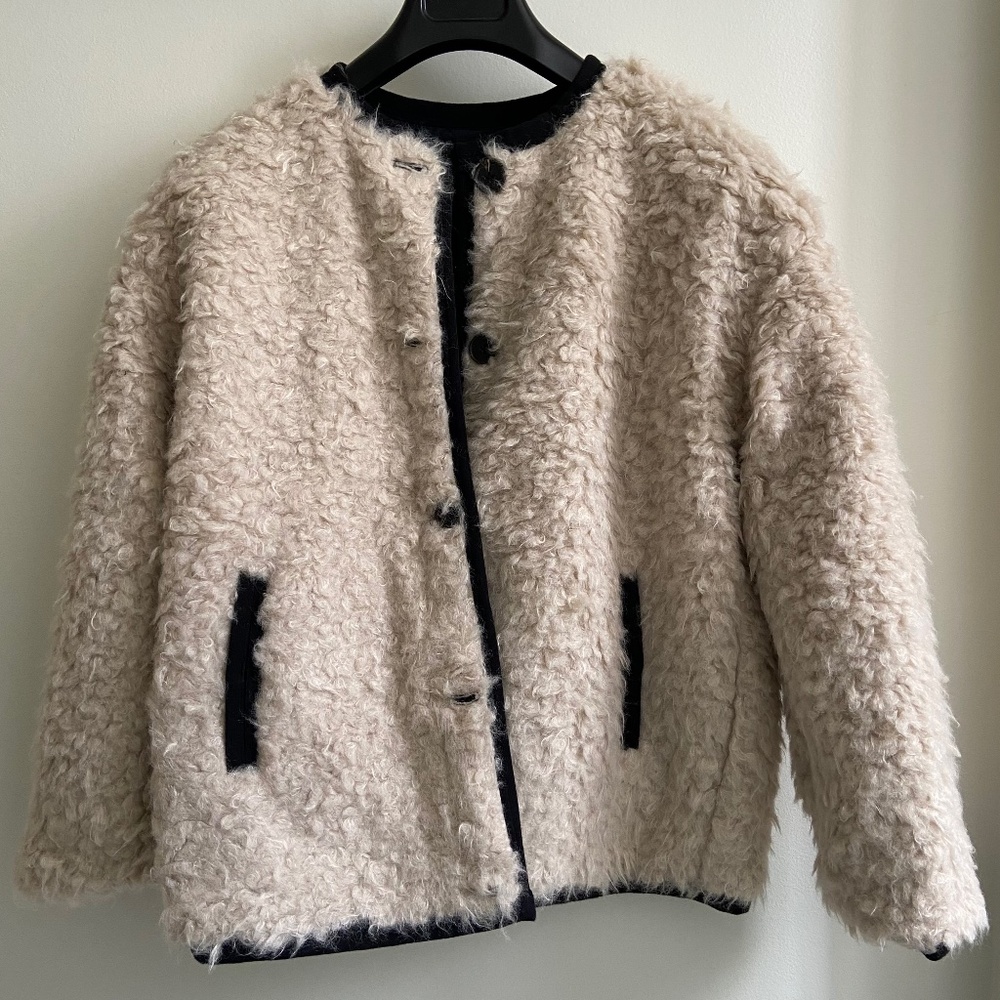 NWT Alex Mill Reversible Polar Bear Jacket XS